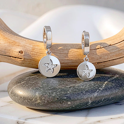 Contemporary Art Circle 925 Sterling Silver Stud for Women