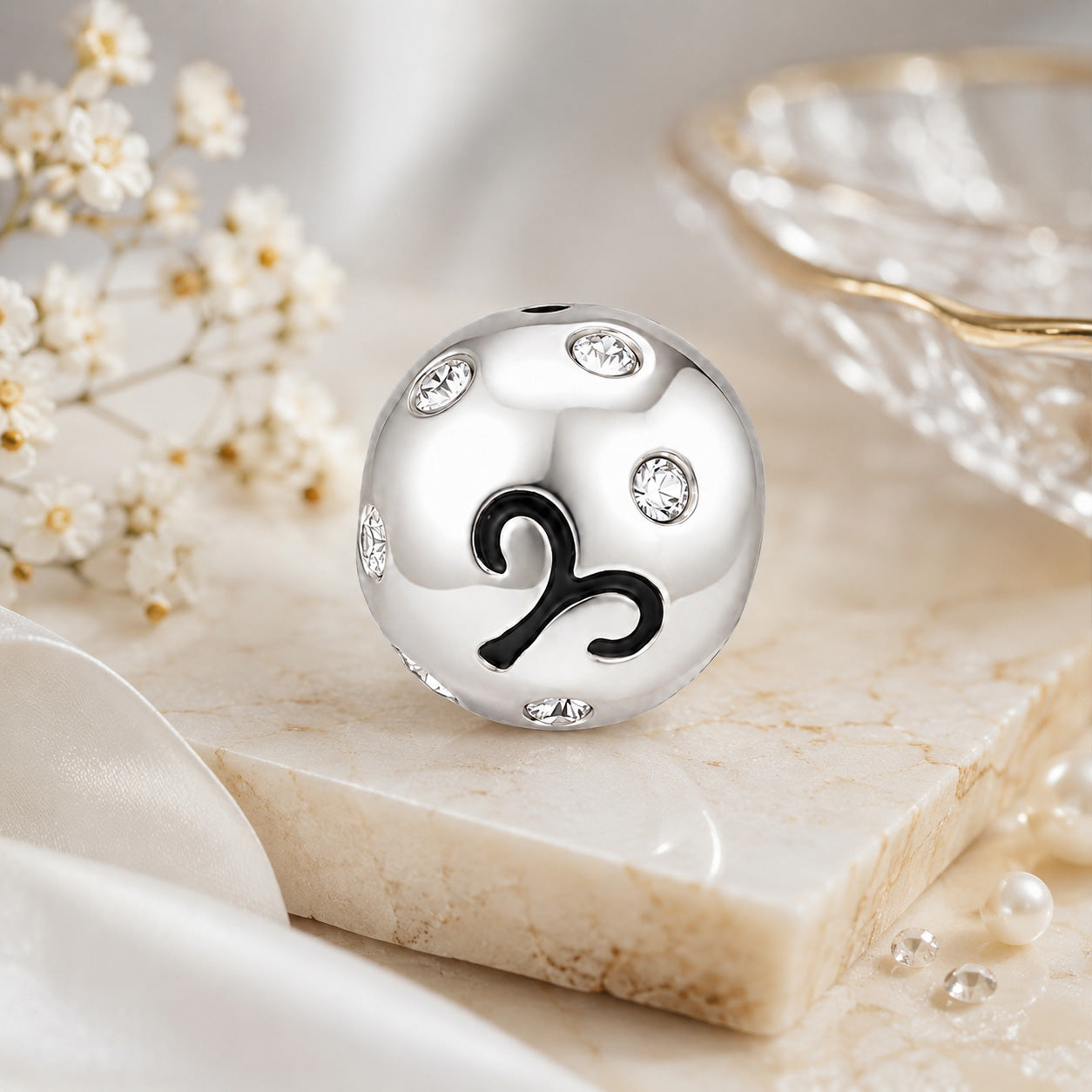 Cosmic Aries Glow 925 Sterling Silver Charms
