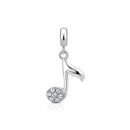 Crystal Melody 925 Sterling Silver Pendant