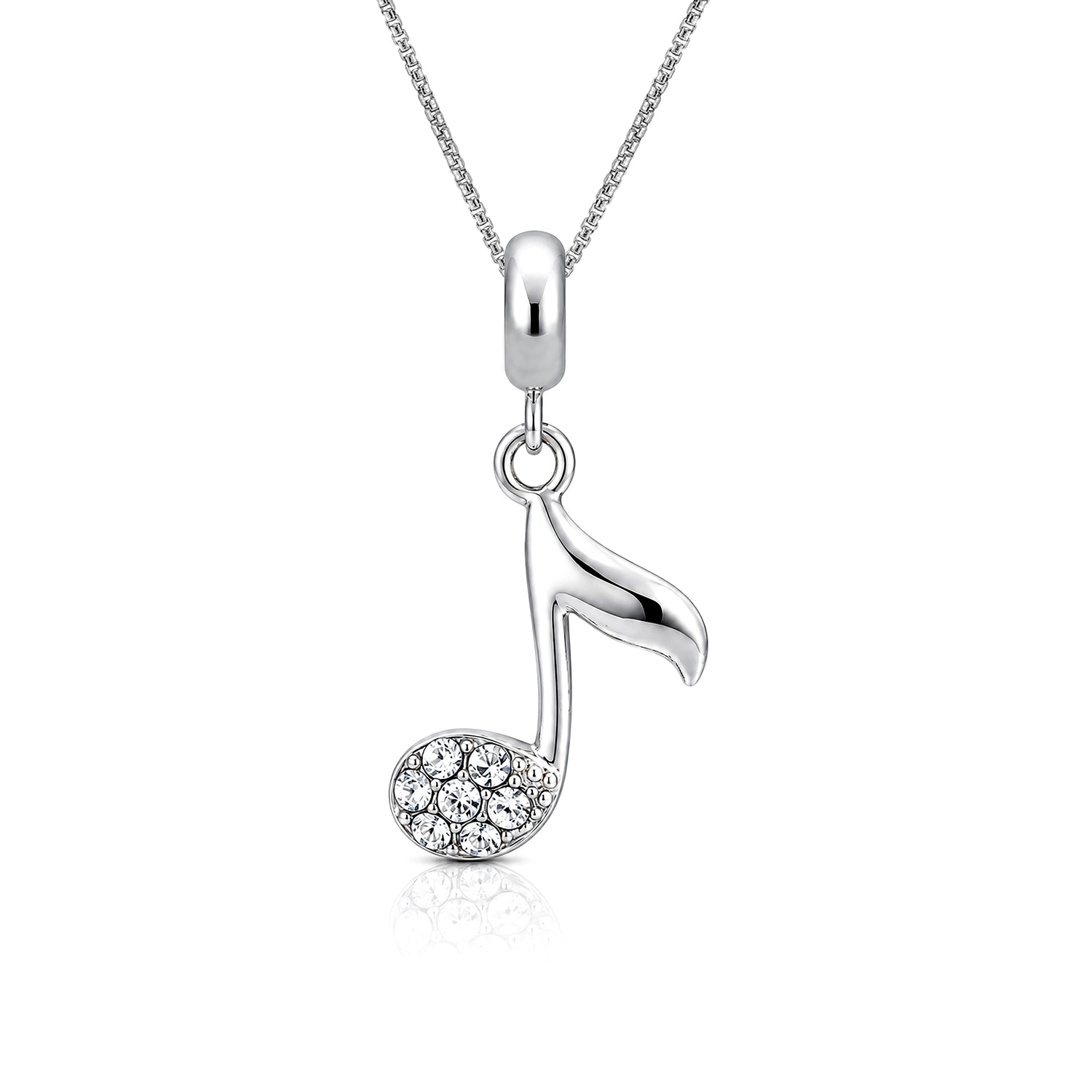 Crystal Melody 925 Sterling Silver Pendant