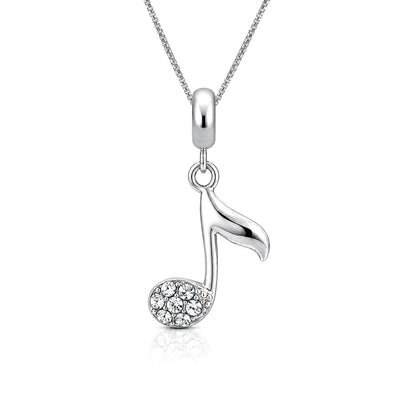 Crystal Melody 925 Sterling Silver Pendant