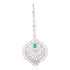 Crystal Green Sterling Silver Tikka