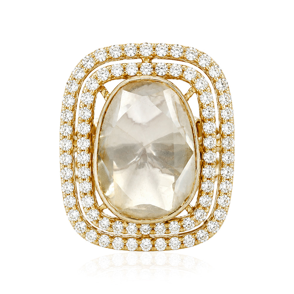 Crystal Luxe 925 Sterling Silver Fashion Ring