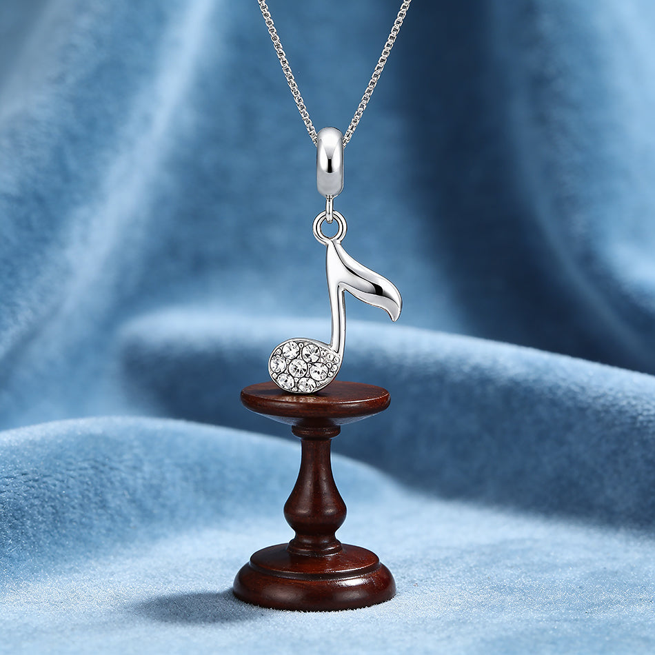 Crystal Melody 925 Sterling Silver Pendant