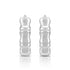 Curved Charm 925 Sterling Silver Dangle Earring for Women