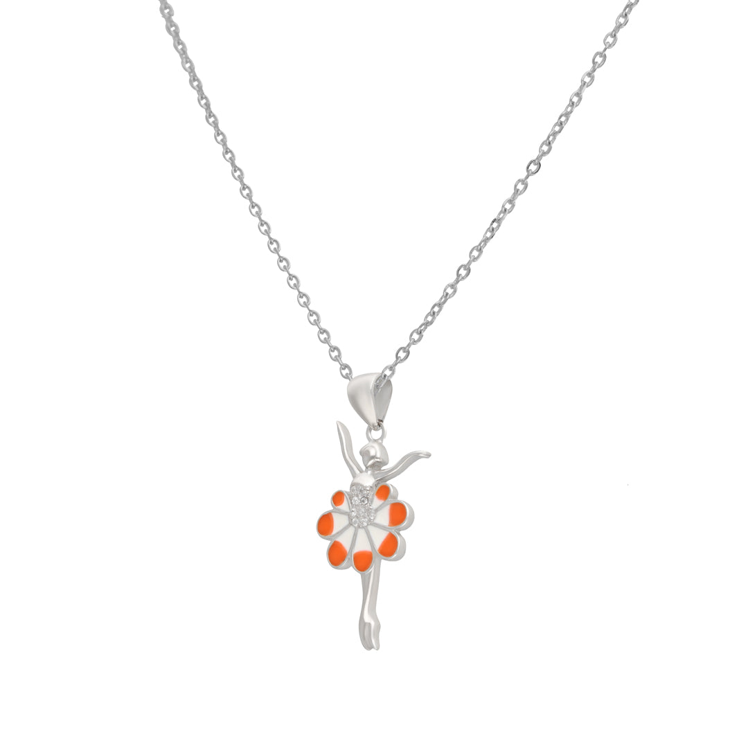 Cute Baby Doll Silver Pendant Online