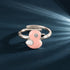 Cute Pink Duckling 925 Sterling Silver Ring for Baby