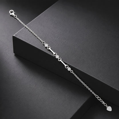 Dainty Circular Bead Attractive 925 Sterling Silver Bracelet for women