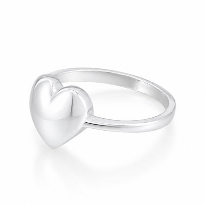 Dainty Love Band 925 Sterling Silver Ring for Women