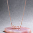 Dancing Butterfly Pearl Rose Gold Silver Chain Pendant