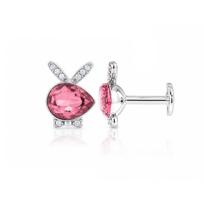 Dazzling Bunny Shine 925 Sterling Silver Stud for Women