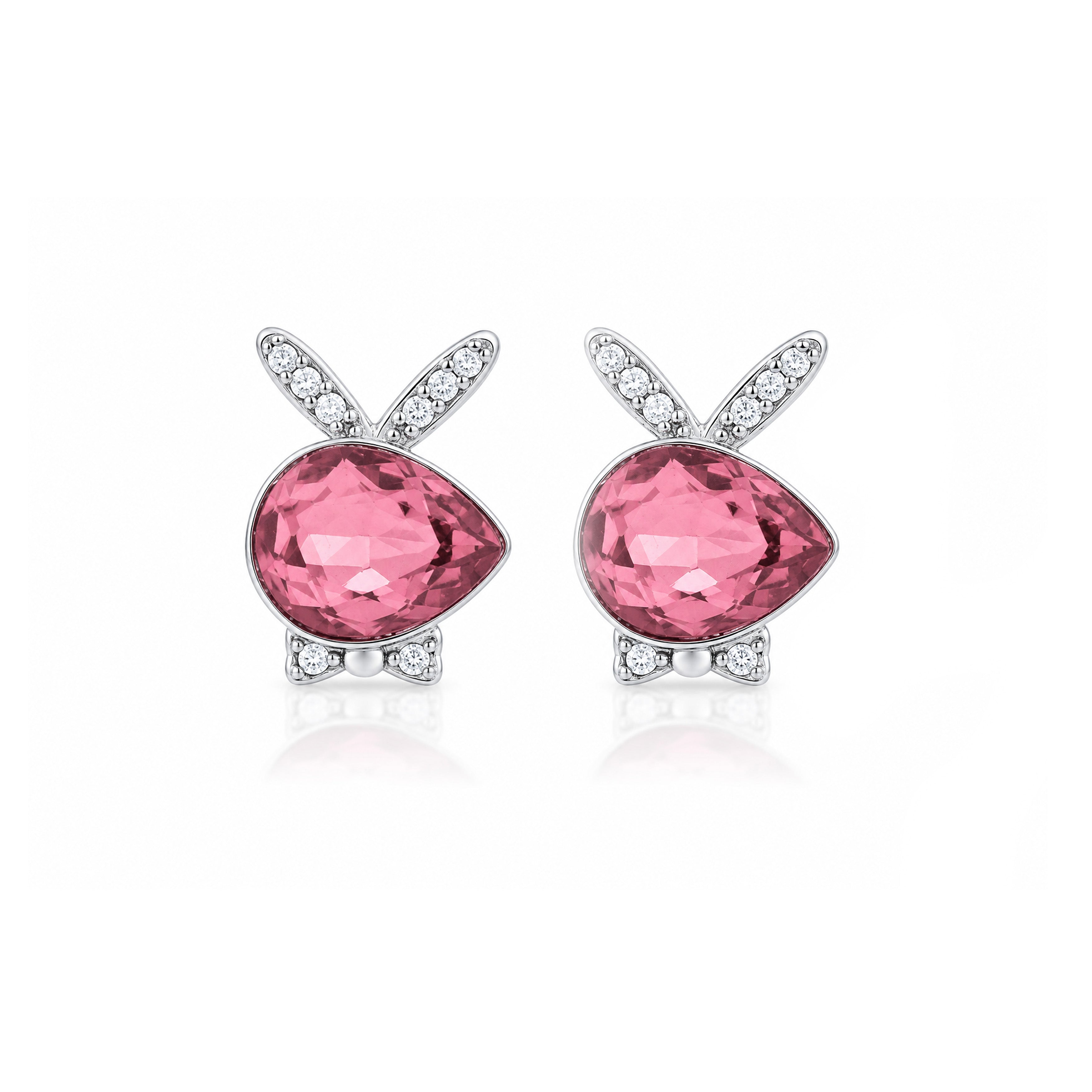 Dazzling Bunny Shine 925 Sterling Silver Stud for Women