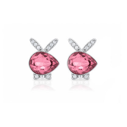 Dazzling Bunny Shine 925 Sterling Silver Stud for Women