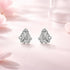 Dazzling Floral Pattern 925 Sterling Silver Stud