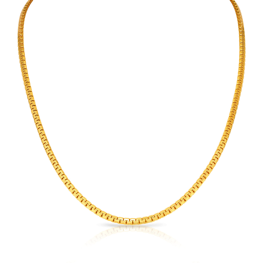Dazzling GoldenTightly Linked Silver 925 Sterling Silver Chain for Women