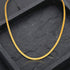 Dazzling GoldenTightly Linked Silver 925 Sterling Silver Chain for Women