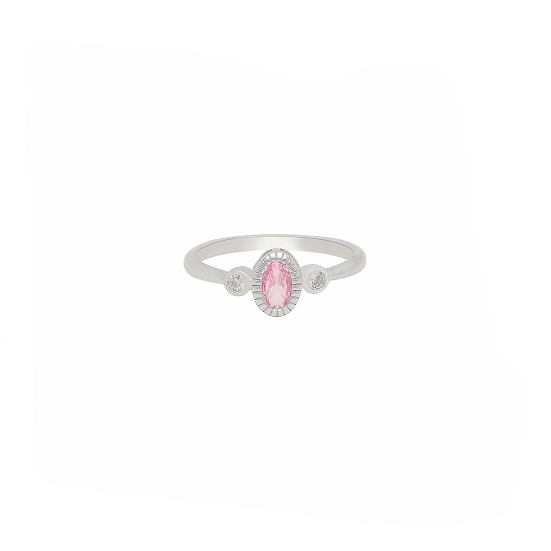  Dazzling Pink stone ring  IT0276