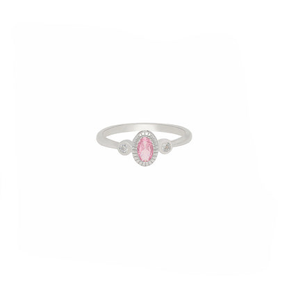  Dazzling Pink stone ring  IT0276