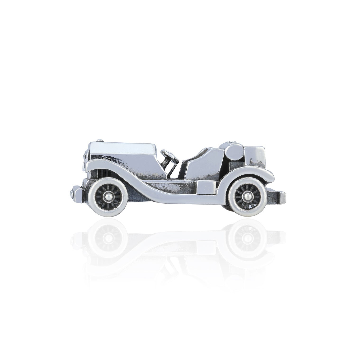 Decorative Old-World Car 925 Sterling Silver Miniature
