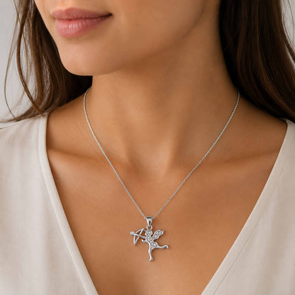 Delicate Sagittarius Glow 925 Sterling Silver Pendant for Women
