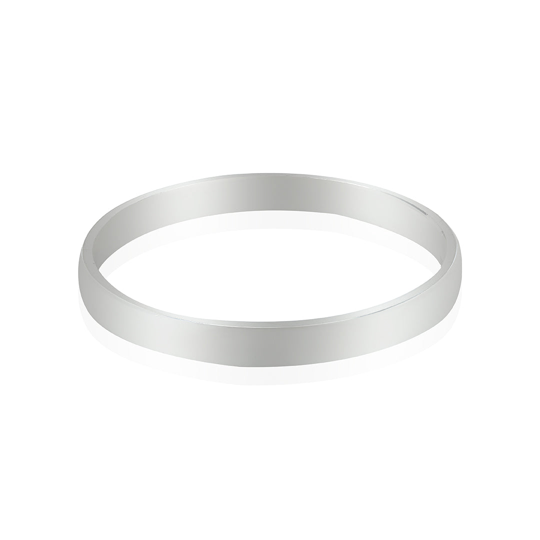 Delicate Flat 925 Sterling Silver Bracelet for Men
