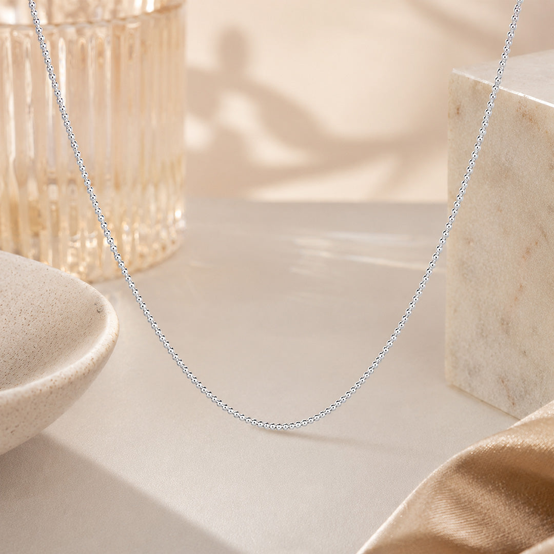 Delicate Moonlight Charm 925 Sterling Silver Chain for Women