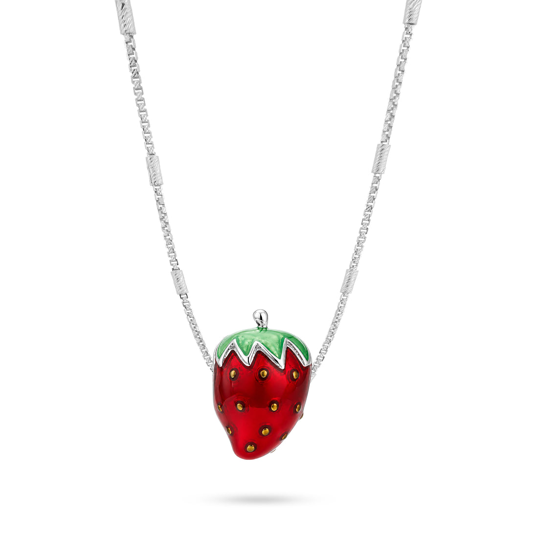 Delightful Strawberry Treasure 925 Sterling Silver Charms