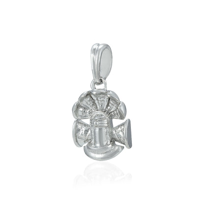 Devotinal Shiva Linga 925 Sterling Silver Pendant 