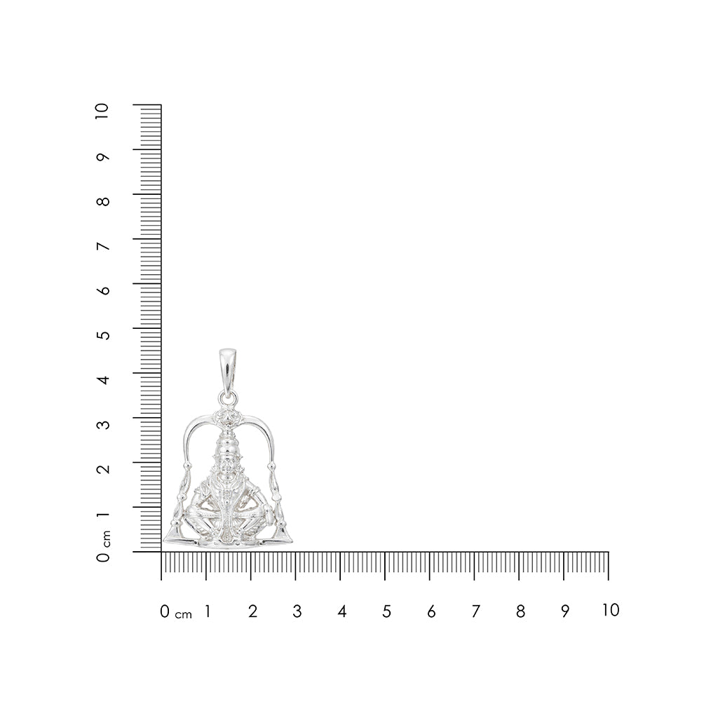 Devotional Sabarimala Swami 925 Sterling Silver Pendant