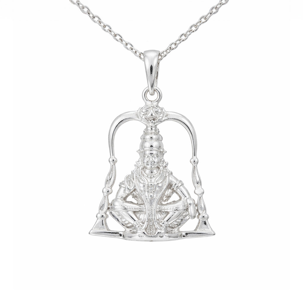 Devotional Sabarimala Swami 925 Sterling Silver Pendant