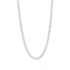 Distinctive 925 Sterling Silver Flat Link Chain for Men