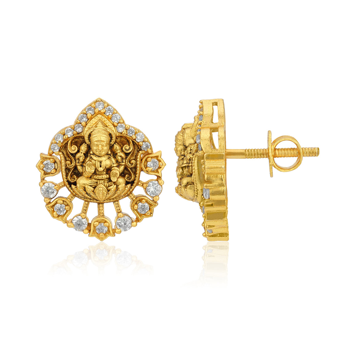 Divine Glow 925 Sterling Silver Multi Petal Earring for Women