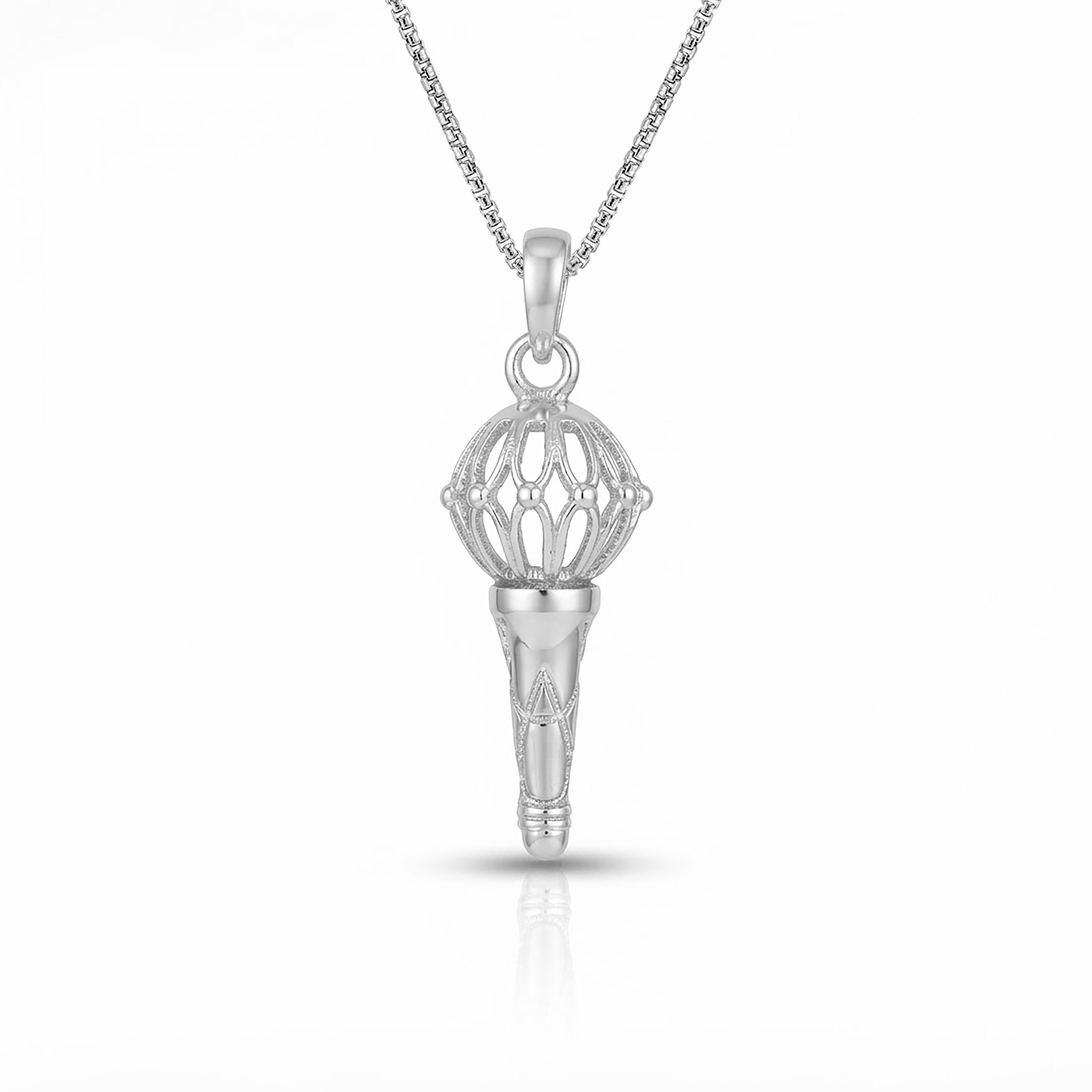 Divine Hanuman Gada 925 Sterling Silver Pendant