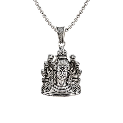 Divine Nagendra Lord Shiva Sterling Silver Pendant