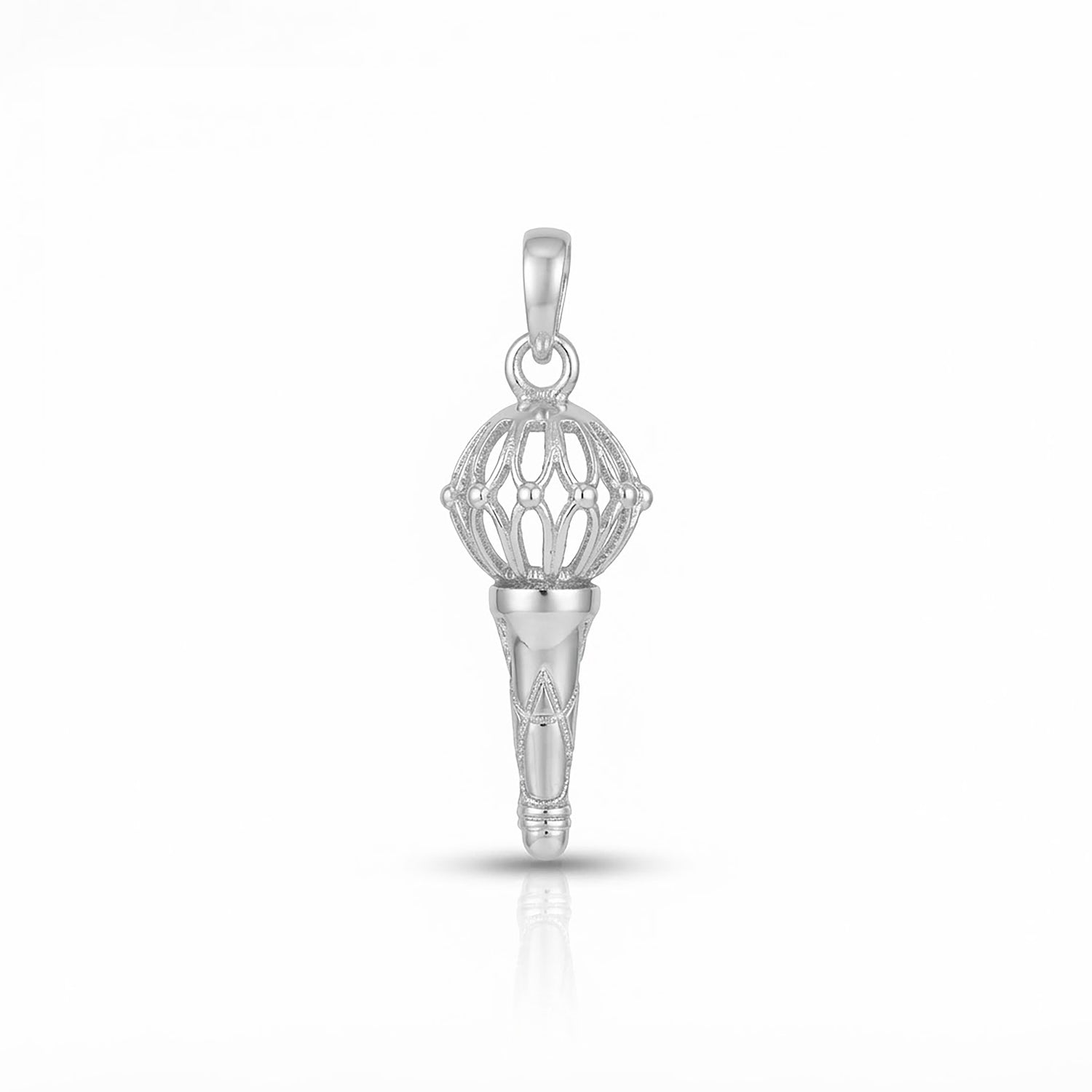 Divine Hanuman Gada 925 Sterling Silver Pendant