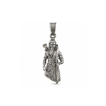 Divine Kodanda Rama Lord Shri Ram Sterling Silver Pendant