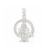 Divine Lord Ayyappa 925 Sterling Silver Pendant