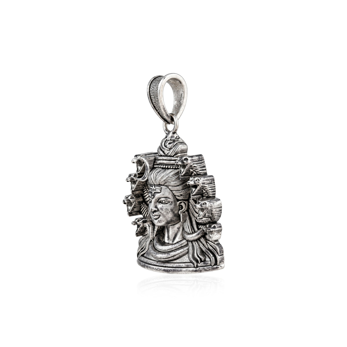 Divine Nagendra Lord Shiva Sterling Silver Pendant