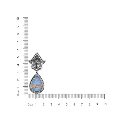 Divine Peacock Hanumaan 925 Sterling Silver Earring