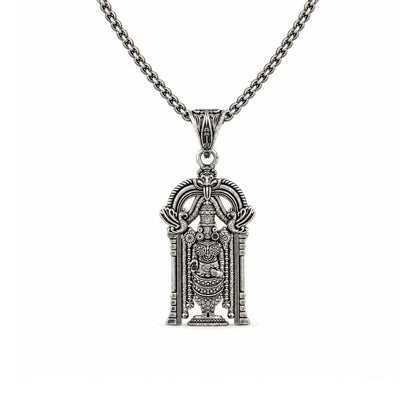 Divine Tirupati Balaji Lord Venkateswara Sterling Silver