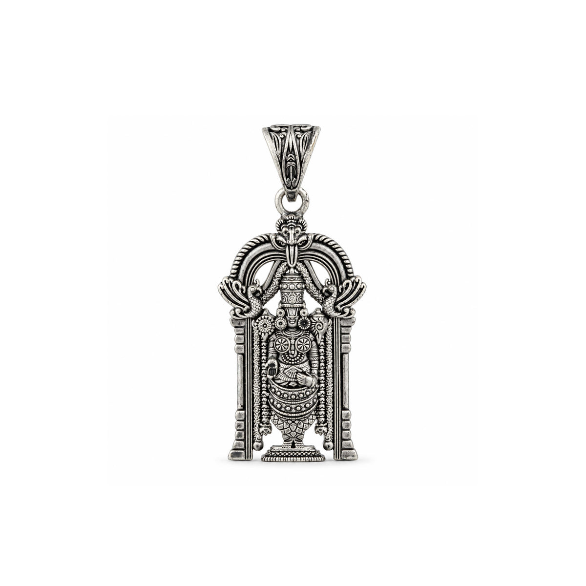 Divine Tirupati Balaji Lord Venkateswara Sterling Silver