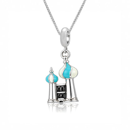 Dream Castle 925 Sterling Silver Fairytale Palace Pendant