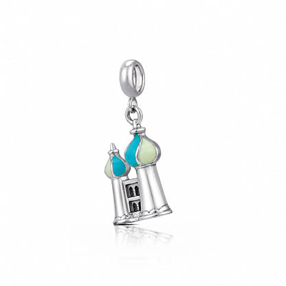 Dream Castle 925 Sterling Silver Fairytale Palace Pendant