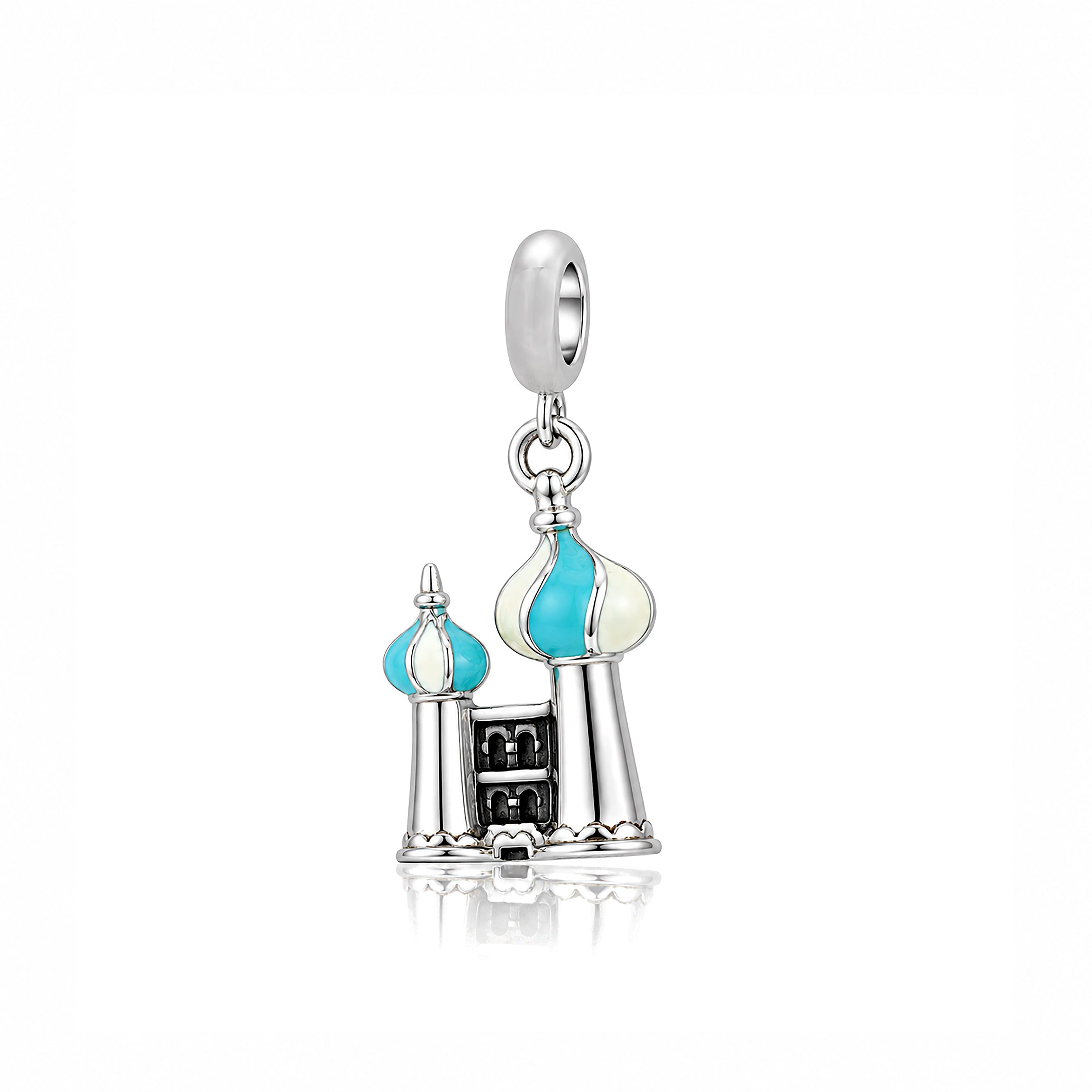 Dream Castle 925 Sterling Silver Fairytale Palace Pendant