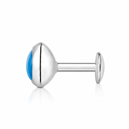 Dreamy Ocean Opal 925 Sterling Silver Signature Nosepin
