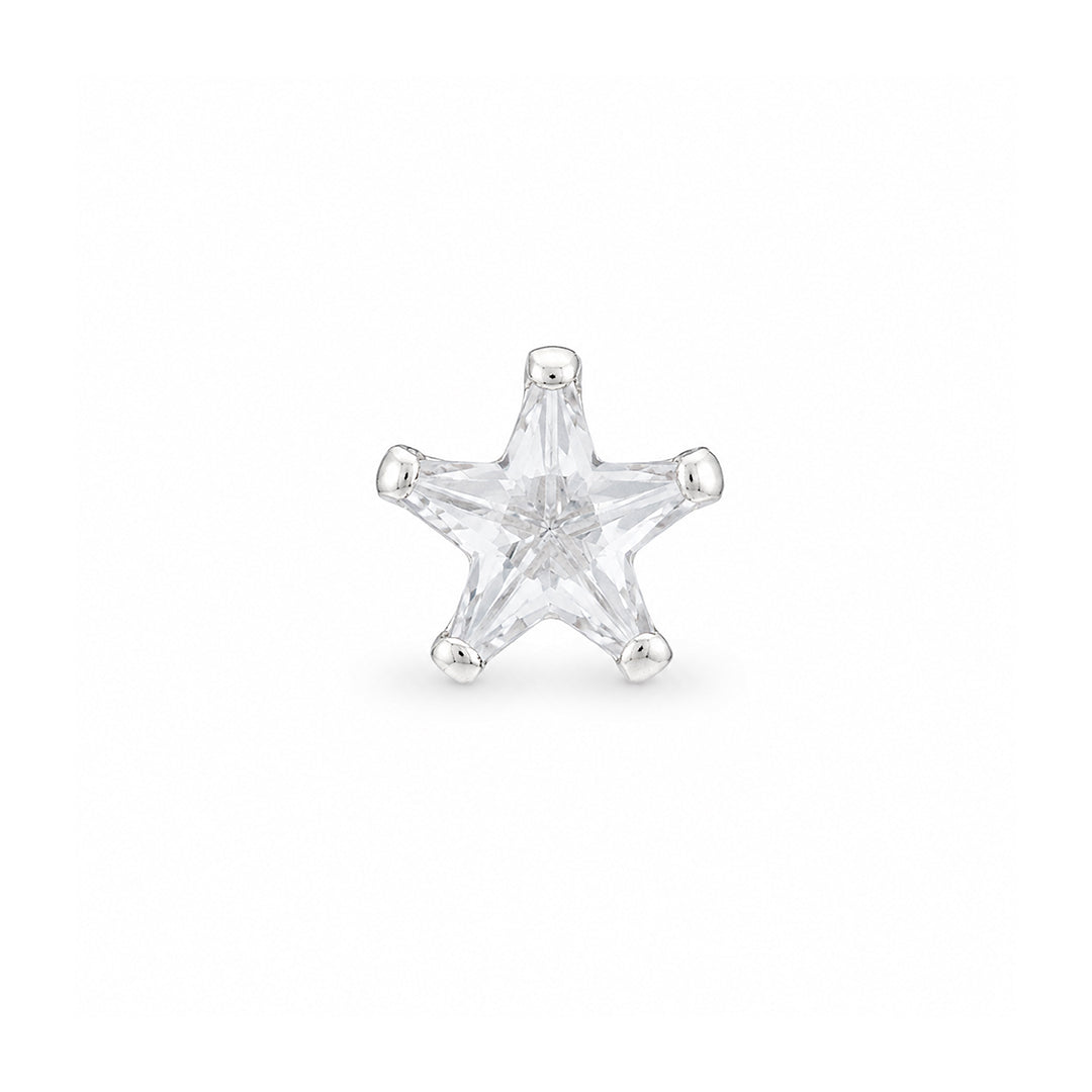 Dreamy Star Crystal 925 Sterling Silver Statement Nosepin