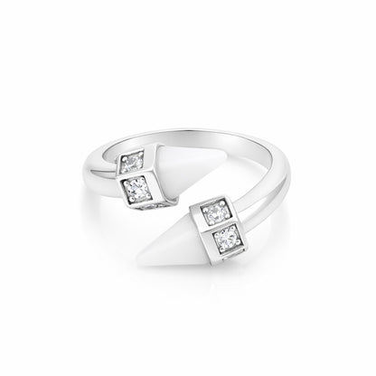 Button-shaped earrings on a white background