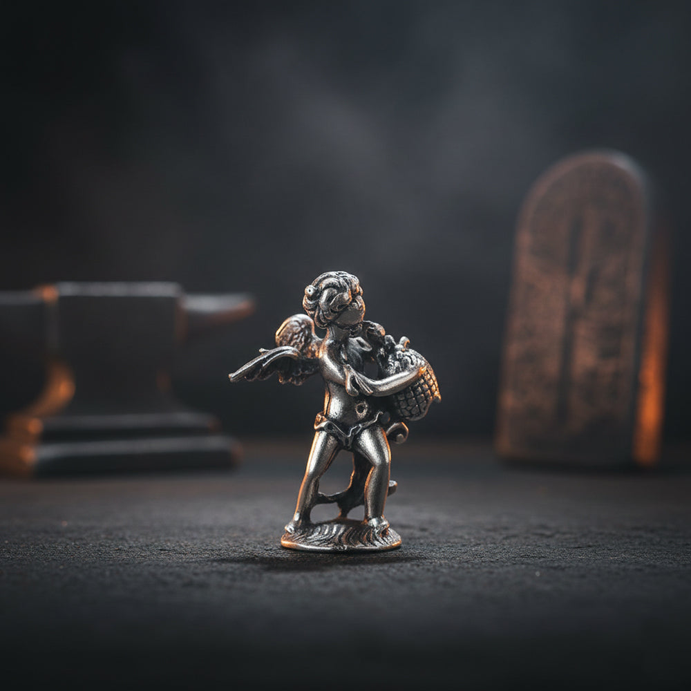 925 Dutch Century Statue Sterling Silver Showpiece Miniature