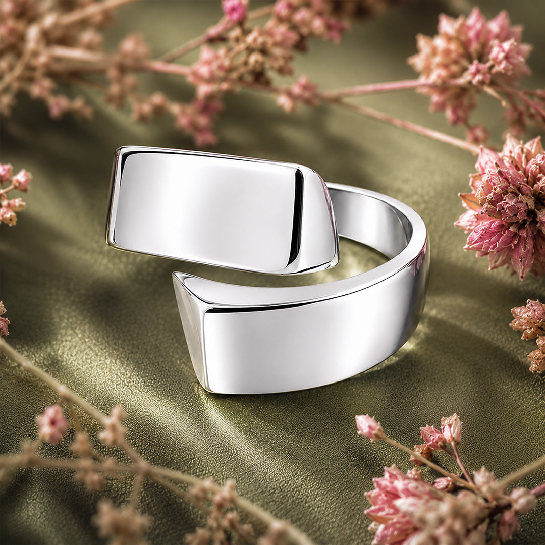 Elegant Openwrap 925 Sterling Silver Luxury Rings for Women