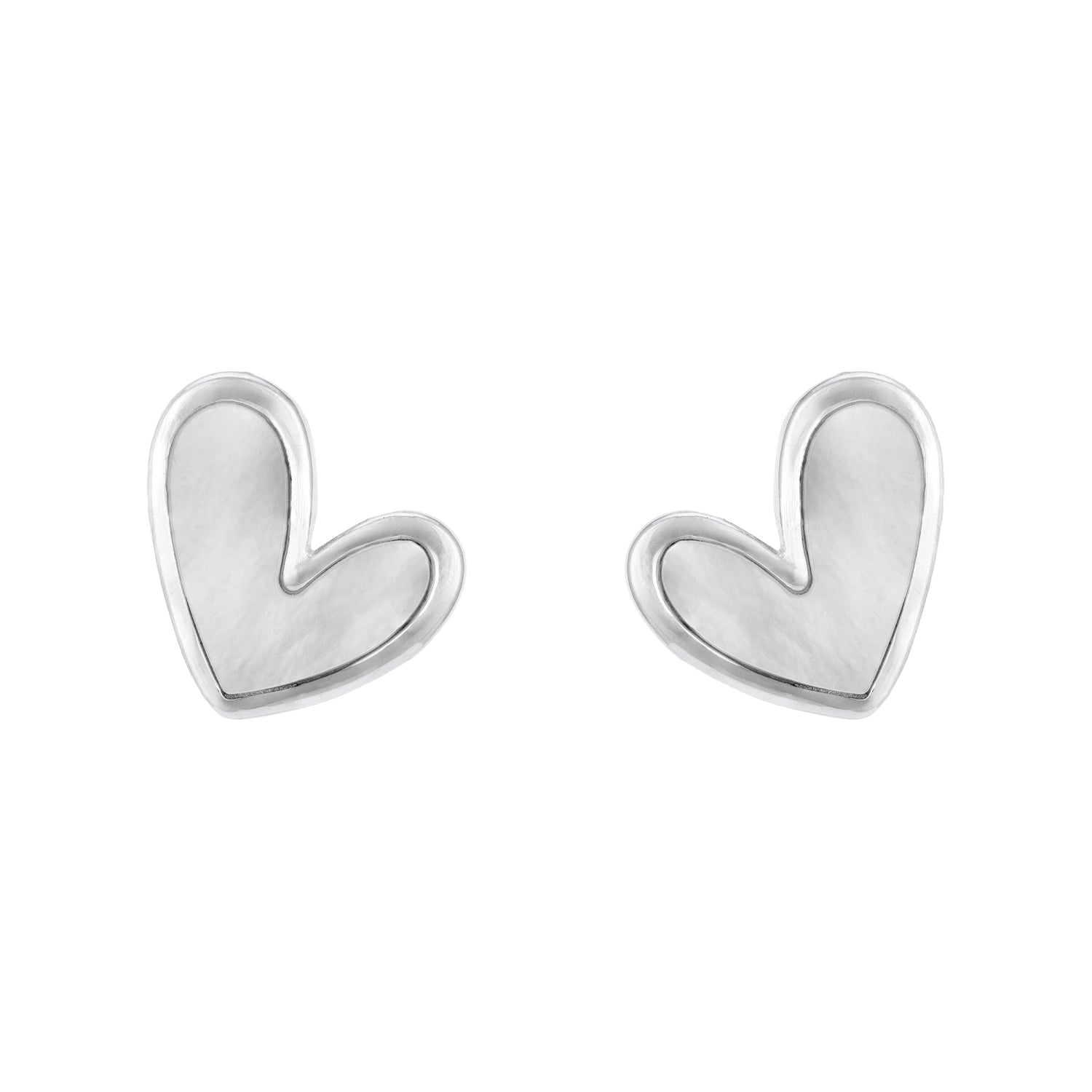 Elegant Pearl Halo Heart 925 Sterling Silver Earrings for Women
